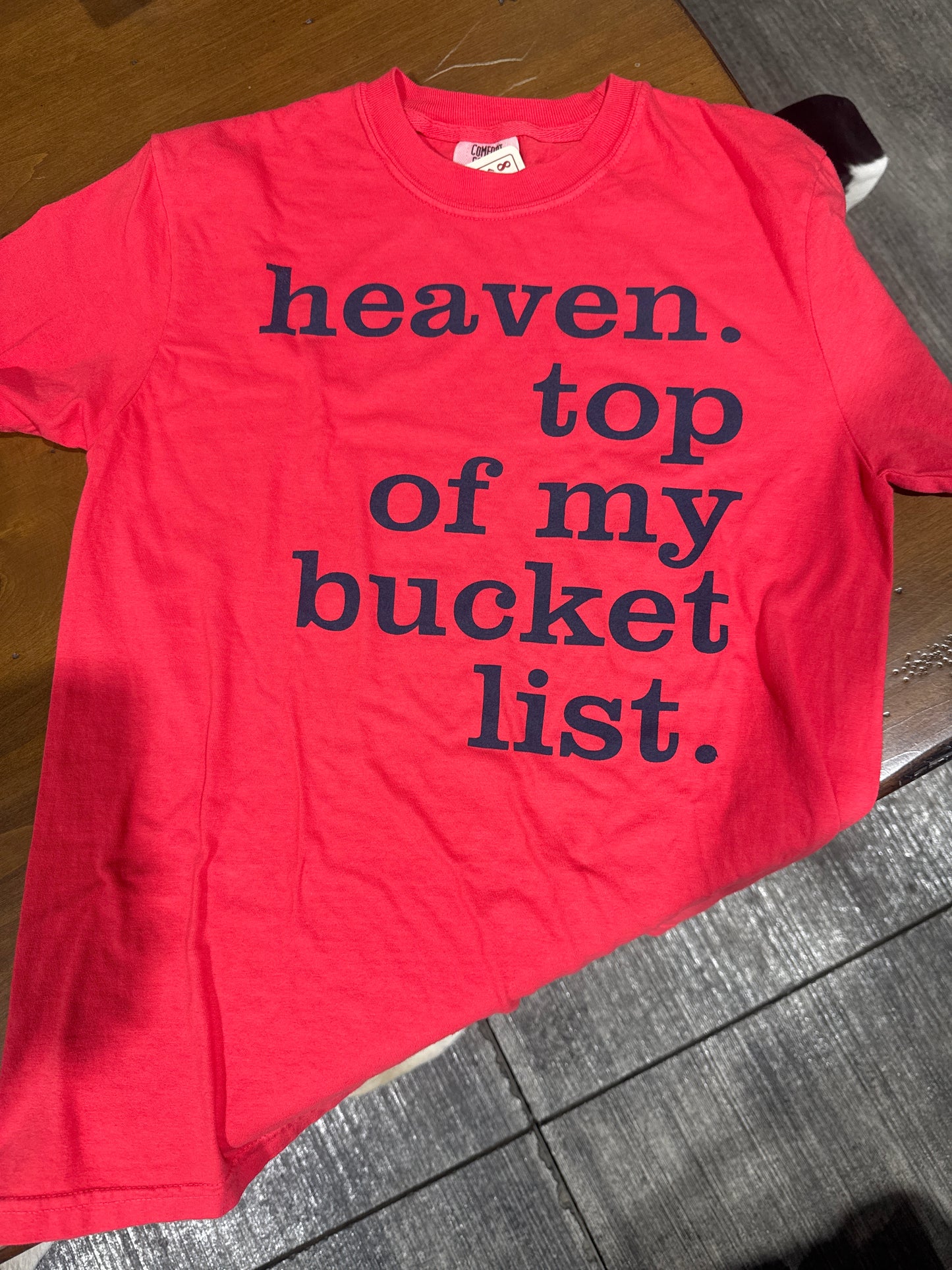 Heaven bucket list