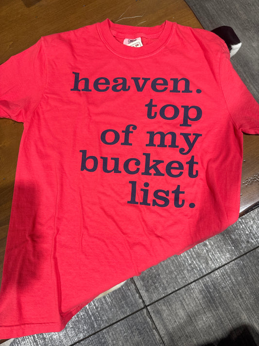 Heaven bucket list