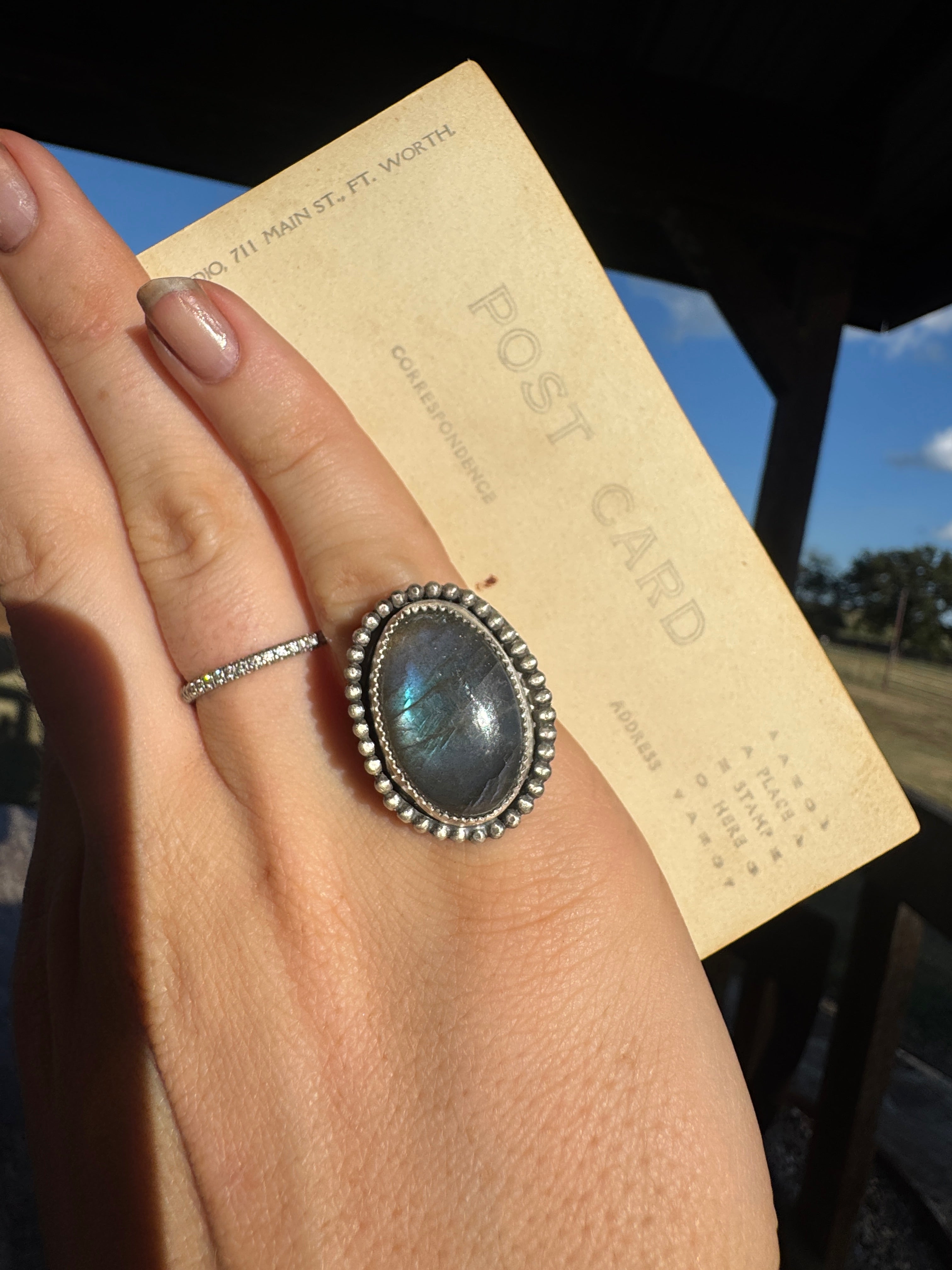 Wild Opal Sky ring