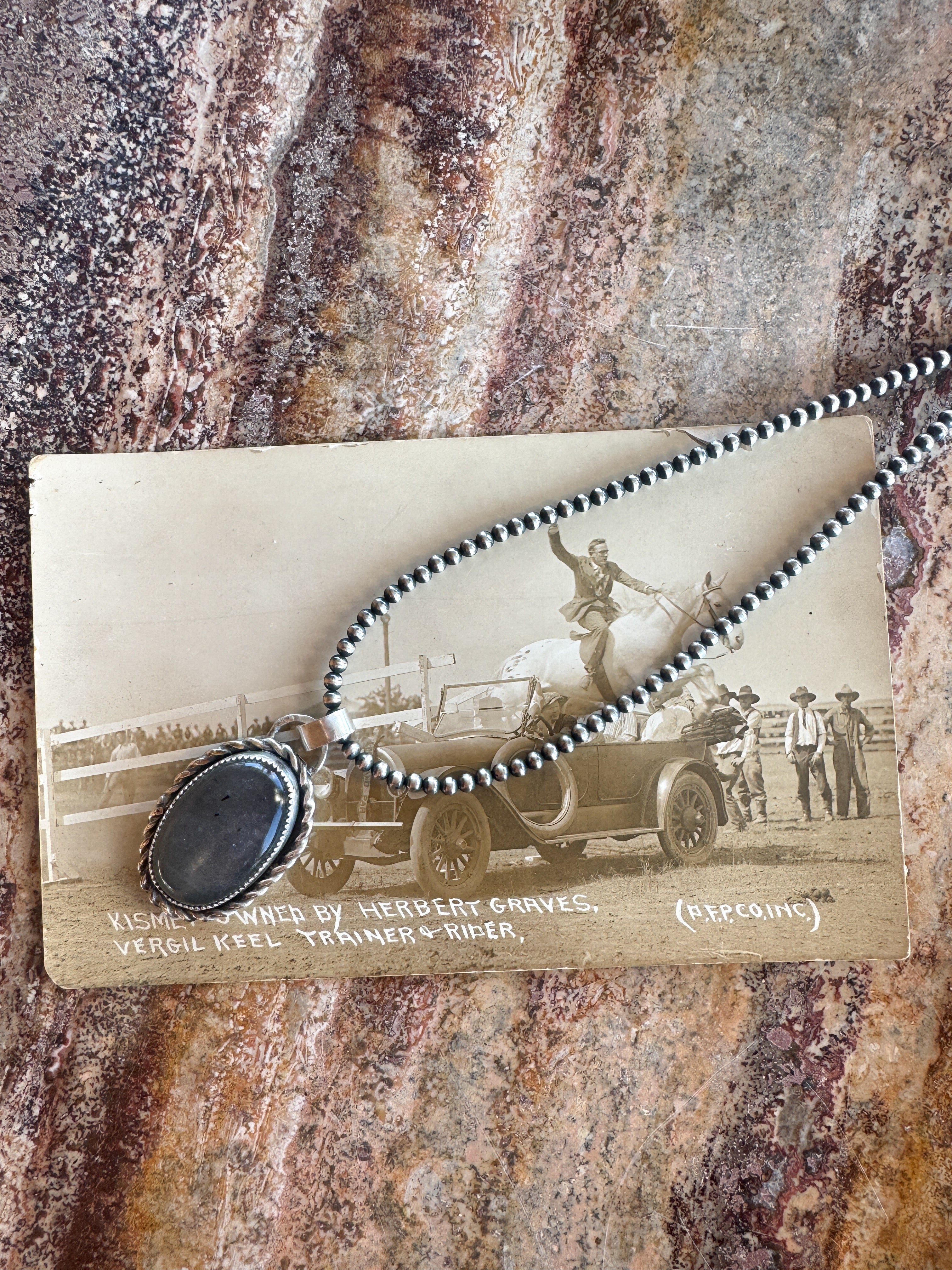 Stormy western sky pendant