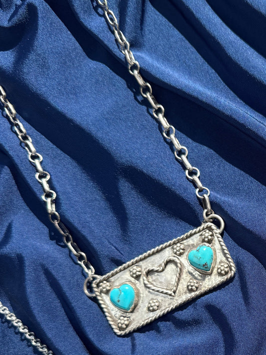 Turquoise Bar heart